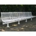 5-seat park metal bench garden chair public seating bench bus stop bench